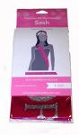 Mother of the Groom Pink Sparkle Bachelorette Party Sash